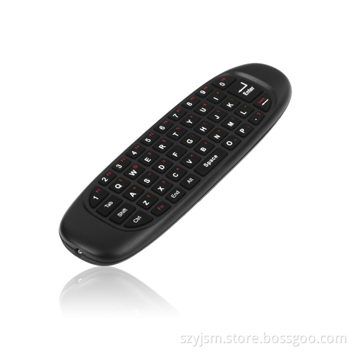 2.4G wireless air mouse remote control double sided with keyboard and gyroscrope